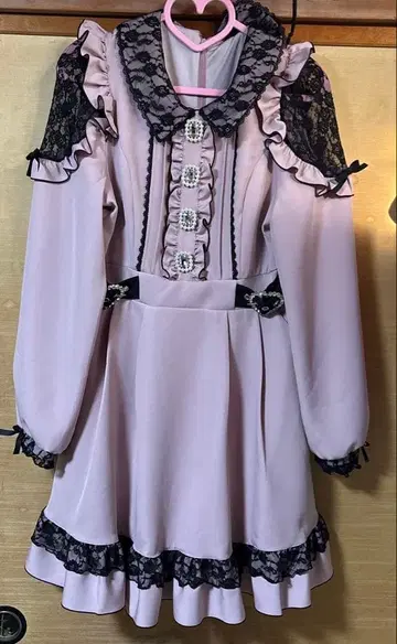 [유메텐보] 지뢰계 긴팔 원피스 M 사이즈