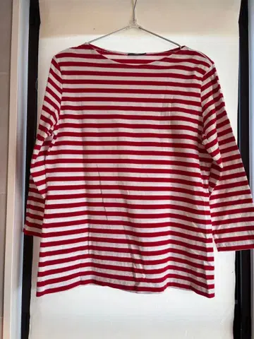 마리메꼬 스트라이프 7부 소매 T셔츠