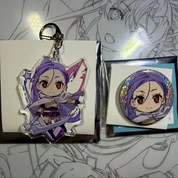 소드 아트 온라인 미토 캔뱃지 아크릴 키링 세트