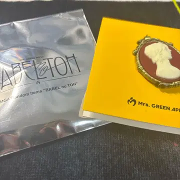 Mrs. GREEN APPLE 바벨탑 가챠 오오모리 모토키 핀배지