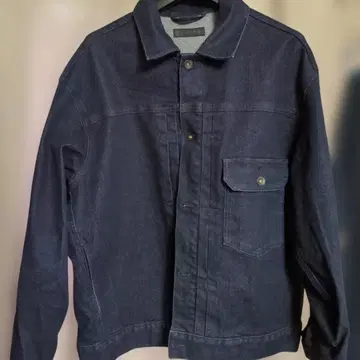 UNIQLO 다크 블루 데님 자켓