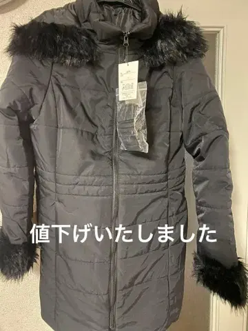 새상품 새상품급 후드 부착 다운 자켓 L