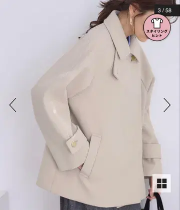 [ 2025AW ] 새상품 저지 멜톤 시리즈 골드 버튼 미들 기장 코트