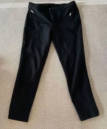 ZARA BASIC COLLECTION 블랙 슬림핏 팬츠