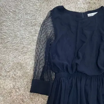 네이비 긴팔 원피스