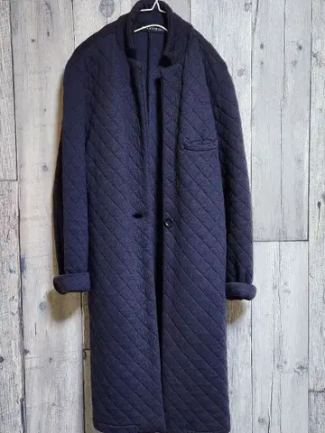 미즈이로 인드 mizuiro ind 퀼팅 자켓 네이비