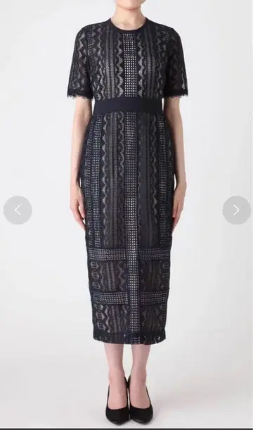 LAGUNAMOON 블랙 레이스 드레스 M 사이즈