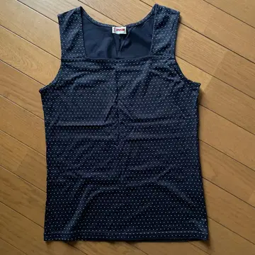 맥그리거 네이비 도트 탱크탑 L