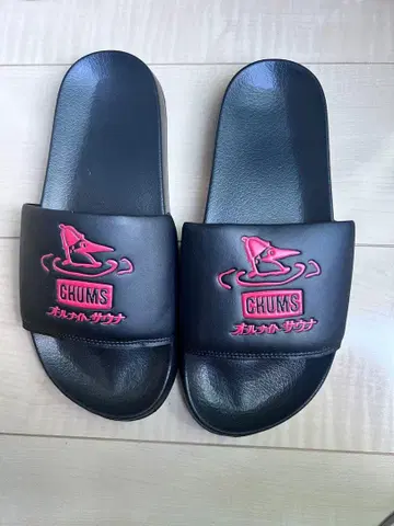 참스 x 사우베니아 샤워 샌들 블랙 (25-27)