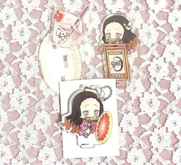 귀멸의 칼날 카마도 네즈코 아크릴 스탠드 캐릭터 키링