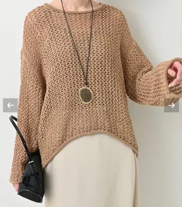 SLOBE IENA LOGAN/로건 별주 메쉬 풀오버