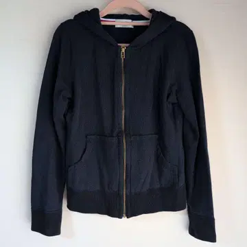 네이비 풀 집업 후드티