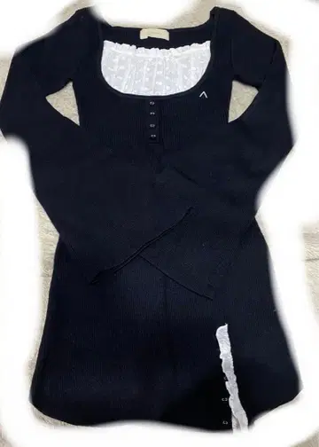 정품 andmary Poppy 레이스 미니 드레스