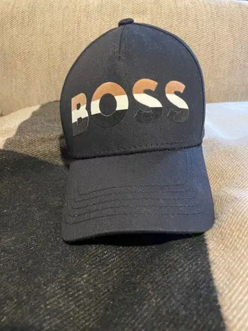 미사용 BOSS 블랙 캡