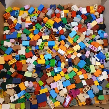 17 레고 블록 1 x 1 1 x 2 블록 묶음 판매