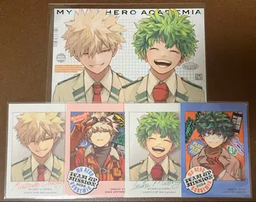 히로아카 미도리야 이즈쿠 바쿠고 카츠키 스티커 엽서