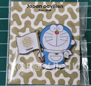 만국박람회 EXPO2025 일본관 핀 배지 도라에몽 브라운 일본 파빌리온