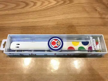 파워업 밴드 화이트 컬러풀 도트