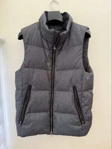 MEN'S BIGI 마이크로 블록 체크 다운 베스트