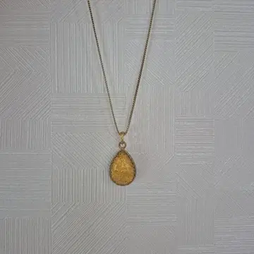 눈물형 크리스탈풍 펜던트 목걸이