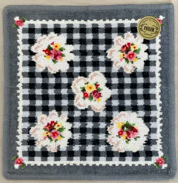 페이러 비시 체크 손수건