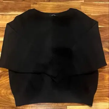 UNTITLED 블랙 오버 사이즈 상의