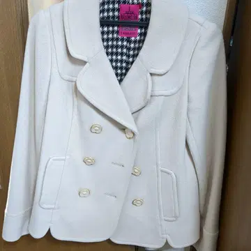 도리 걸 안나수이 피 코트 화이트 베이지 계열