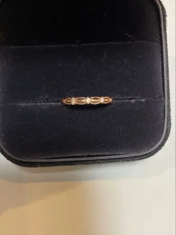 agate K10 핑크 골드 핑키링 5호