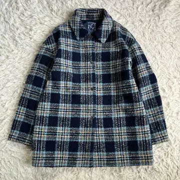 택 포함 미사용품 PART2 BY JUNKOSHIMADA 체크 코트 9