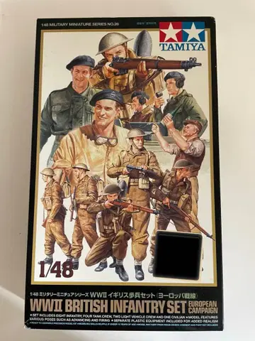 TAMIYA 1/48 WWII British Infantry Set