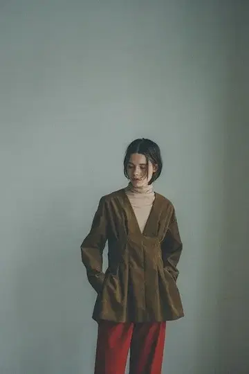 CLANE / CHAMBRAY CORDUROY LADY TOPS