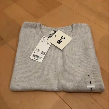 유니클로 UNIQLO C 캐시미어 캐시미어 크루넥 숏 스웨터