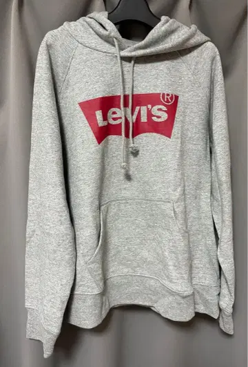 LEVI'S 그레이 후드티 S 사이즈