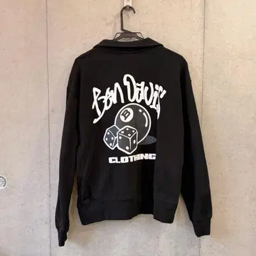 BEN DAVIS x FREAK'S STORE/하프 지퍼 백 푸딩 M