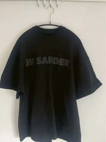 JIL SANDER 블랙 오버 사이즈 T셔츠