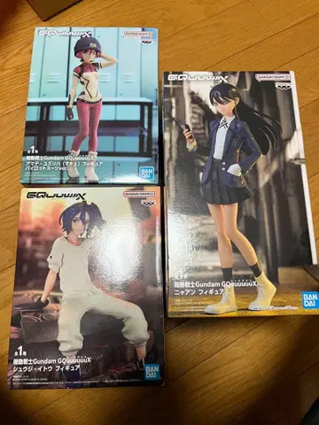 기동전사 GundamGQuuuuuuX 마추, 냐안, 슈지 피규어