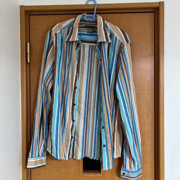 스트라이프 긴팔 셔츠 XL 빈티지