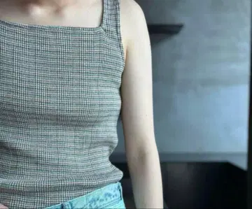 6(ROKU) 코튼 멀티 보더 탱크탑