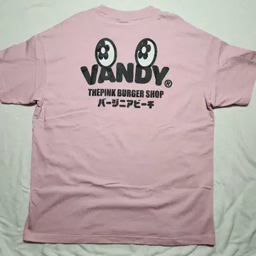 미사용 VANDY THE PINK 밴디 더 핑크 XL 핑크 티셔츠