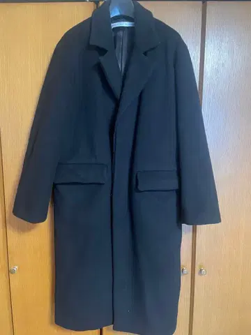 soe ready to wear 울 나일론 체스터 코트