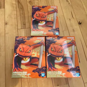 NARUTO -나루토- 돌풍전 소프트 비닐 피규어 가마키치 3개 세트