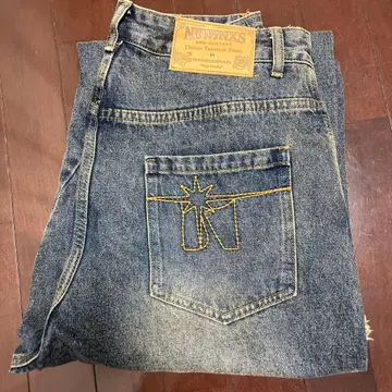 워시드 캐주얼 데님 팬츠