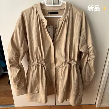 부즈루드 베이지 자켓 블루종