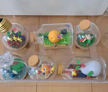 피크민 테라리움 피규어 세트 6개 세트