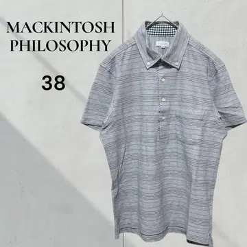 매킨토시 필로소피 피케 셔츠 그레이 남성용 캐주얼