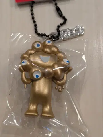 오사카 만박 미야쿠미야쿠 PVC 입체 키링 [골드 컬러 골드]