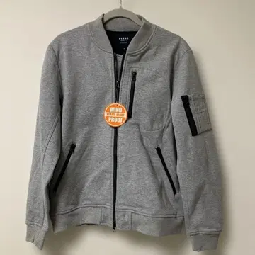 BEAMS HEART 그레이 집업 자켓 M