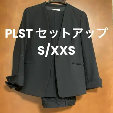 [새상품급] PLST 노카라 네이비 팬츠 셋업 S / XXS