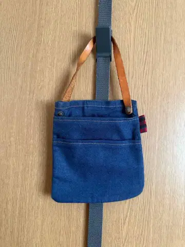 데님 캐주얼 백 네이비 백 인 백