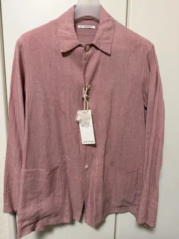 MAATEE&SONS 철 로스팅 실크 린넨 자켓 사이즈 1